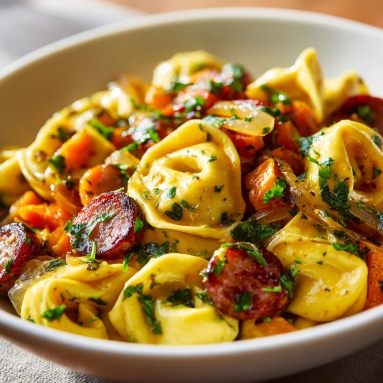 Crockpot Pierogi Casserole with Kielbasa Recipe