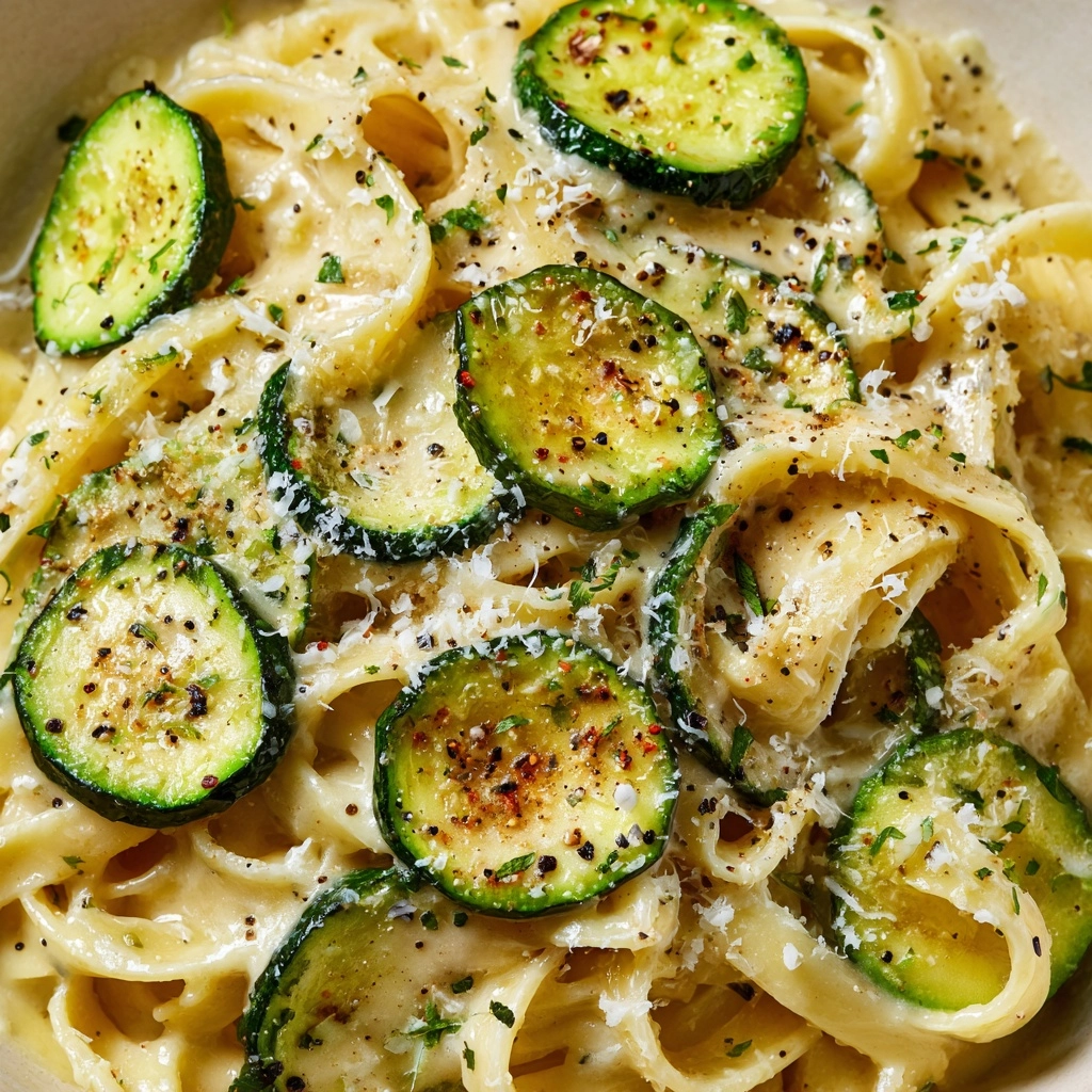 Creamy Courgette Pasta Recipe - Recipe Image
