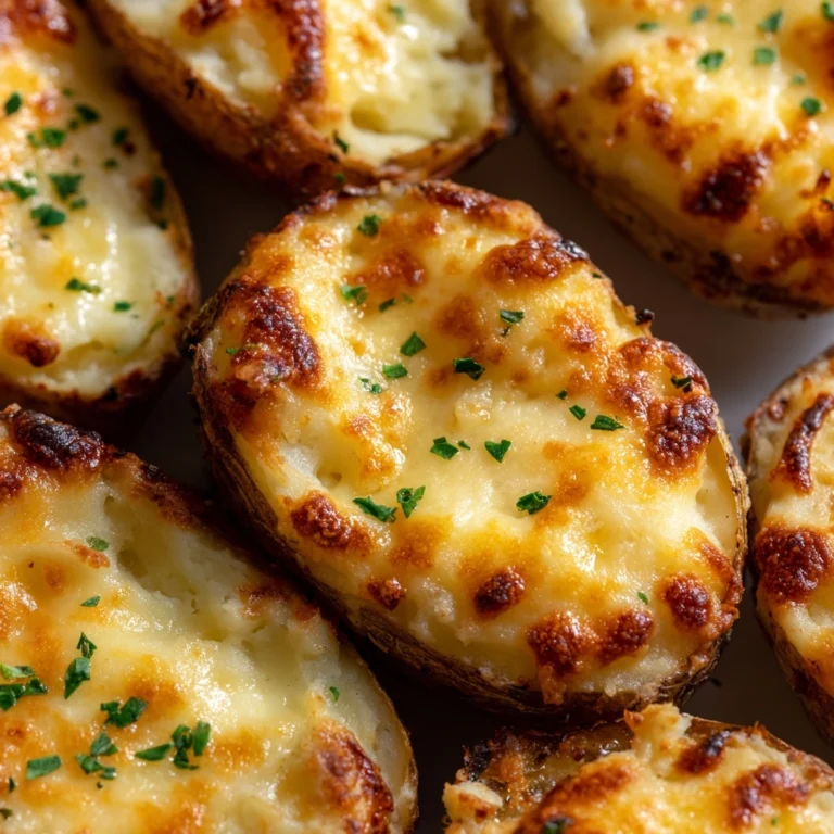 Cheesy Garlic Herb Roasted Potatoes Recipe