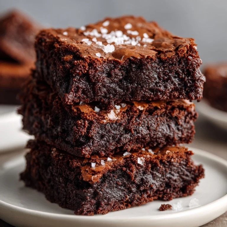 Fudgy Black Bean Brownies (No Flour!) Recipe