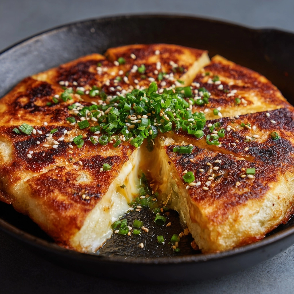 Korean Cheese Pancake Recipe - Recipe Image