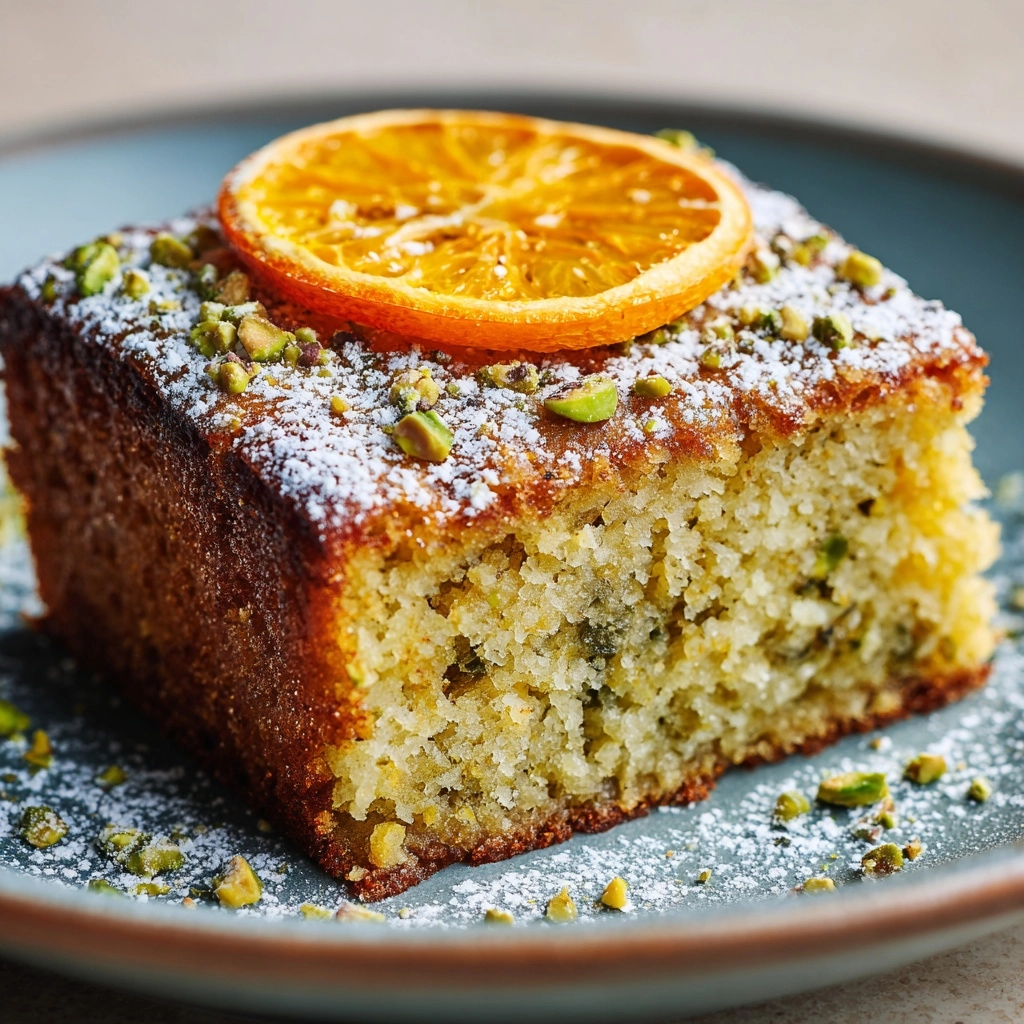 Flourless Orange, Pistachio, and Almond Cake Recipe - Recipe Image