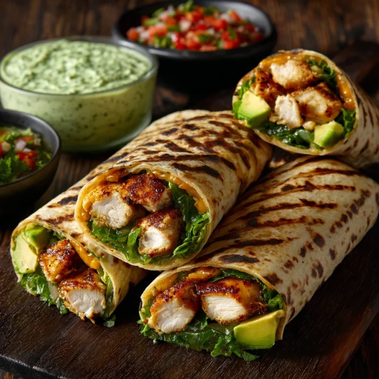 Avocado Chicken Wraps Recipe
