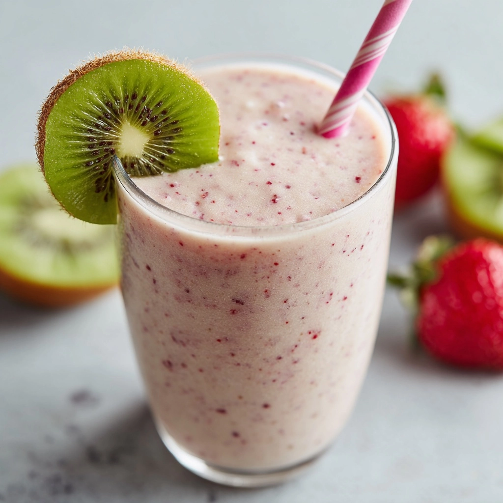 Kiwi Strawberry Smoothie Recipe - Recipe Image