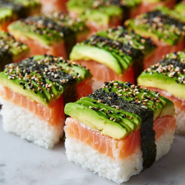 Avocado Sushi Cake Recipe