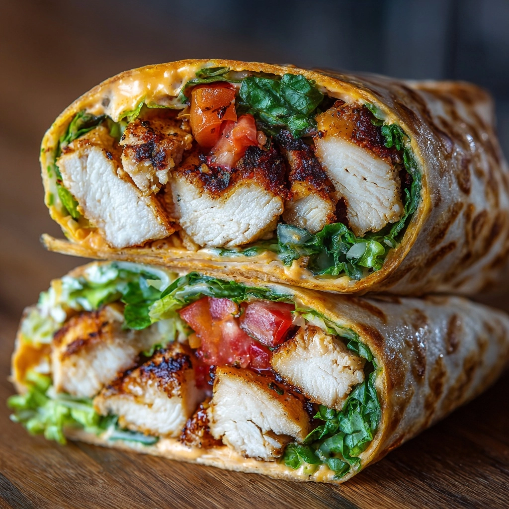 Chicken Caesar Wrap Recipe - Recipe Image