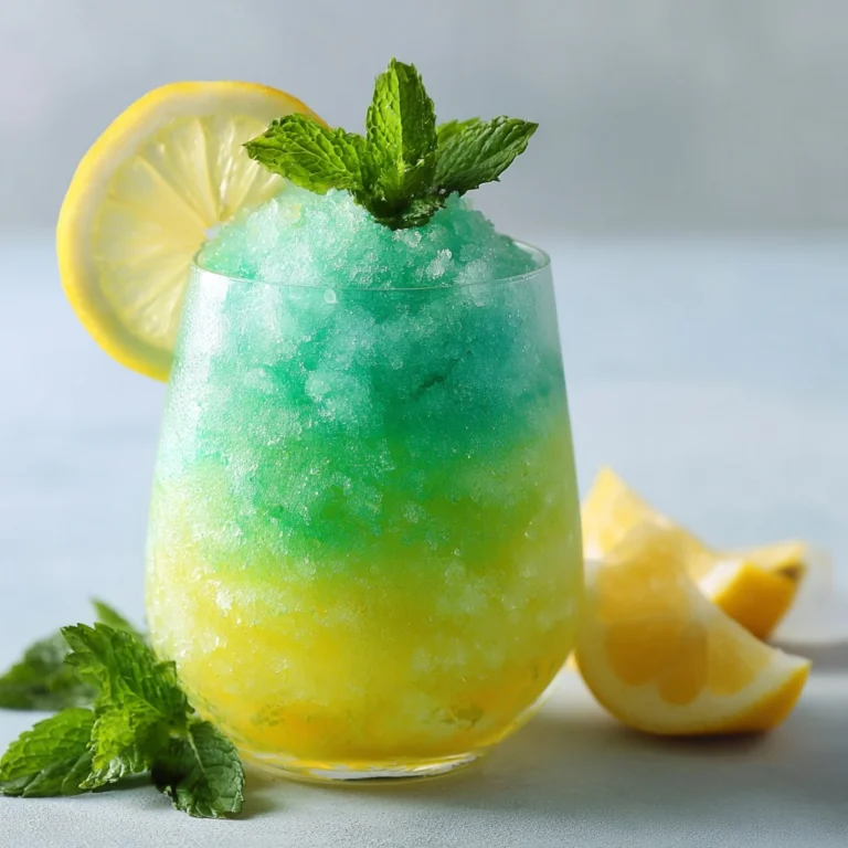 Frozen Mint Lemonade Recipe