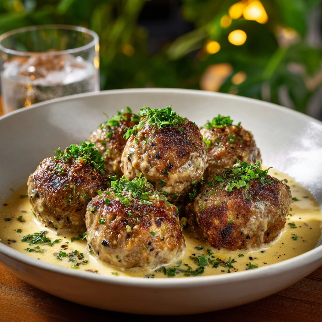 Chicken and Ricotta Meatballs Recipe - Recipe Image