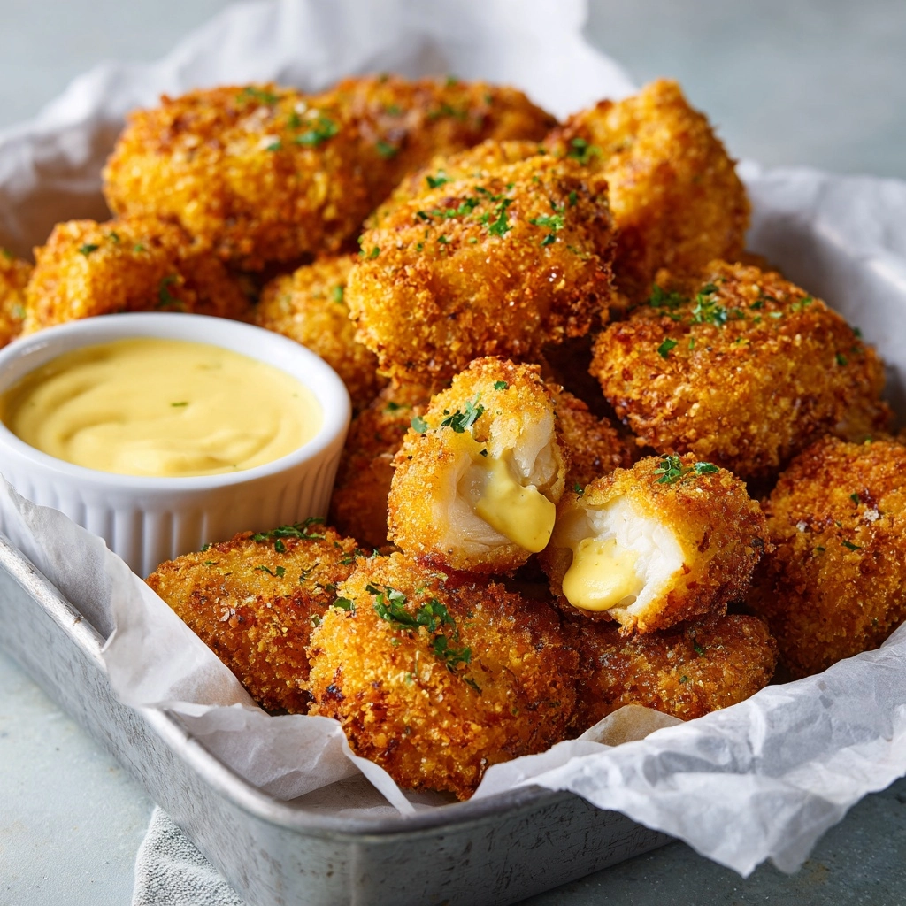 BEST Crispy Baked Chicken Nuggets Recipe - Recipe Image