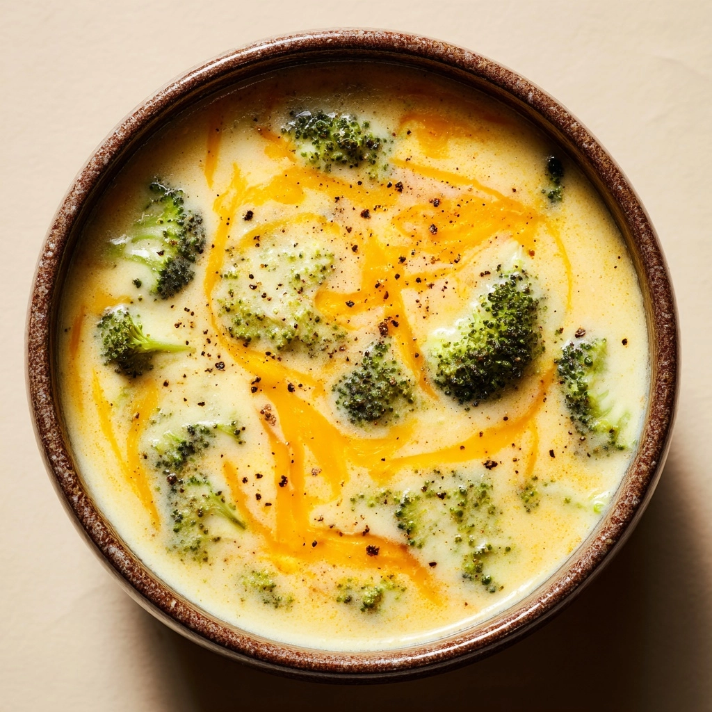 Creamy Broccoli Cheese Soup Recipe - Recipe Image