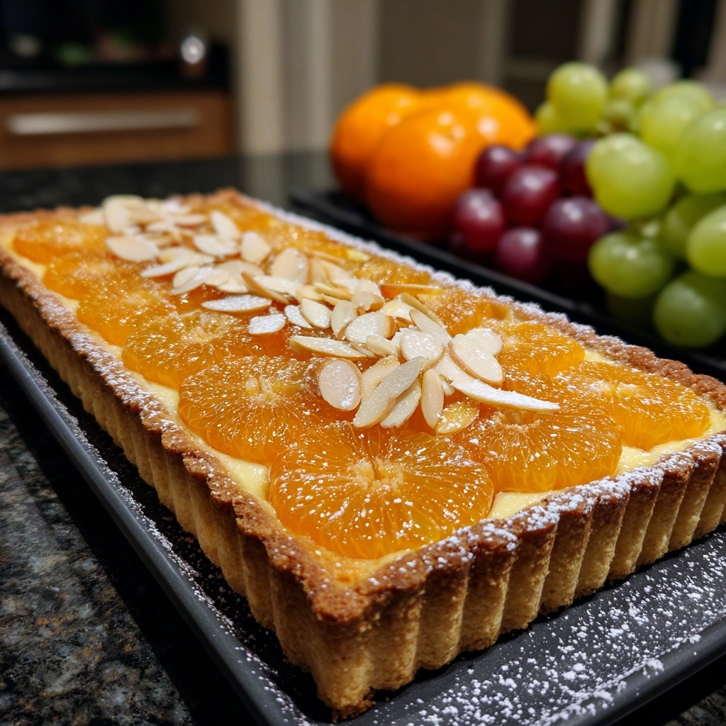 Apricot Almond Tart Recipe - Recipe Image