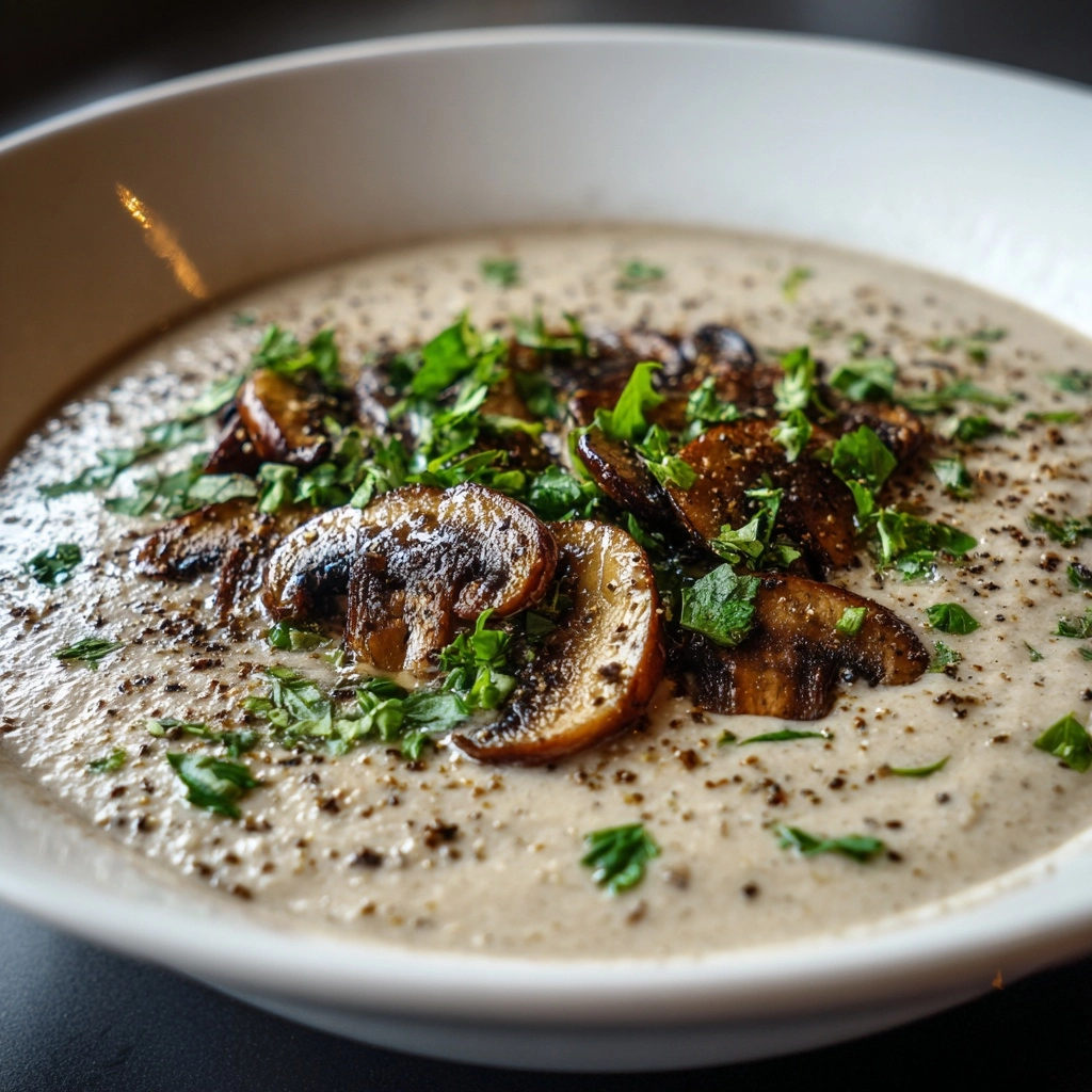 Creamy Mushroom Soup Recipe - Recipe Image