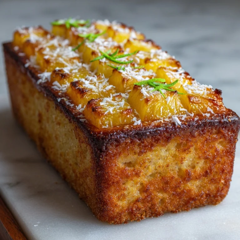 Hawaiian Banana Bread with Coconut and Pineapple Recipe