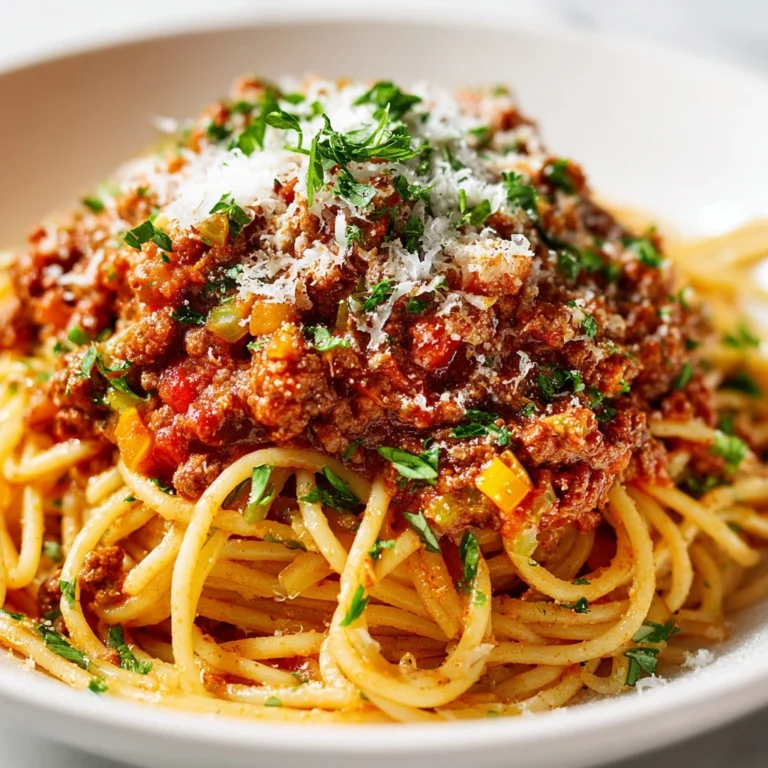 Easy Homemade Spaghetti Meat Sauce Recipe