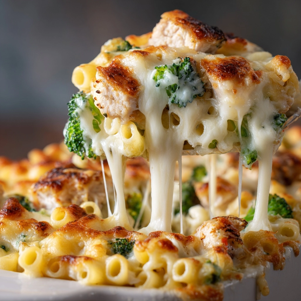 Chicken & Broccoli Alfredo Bake Recipe - Recipe Image