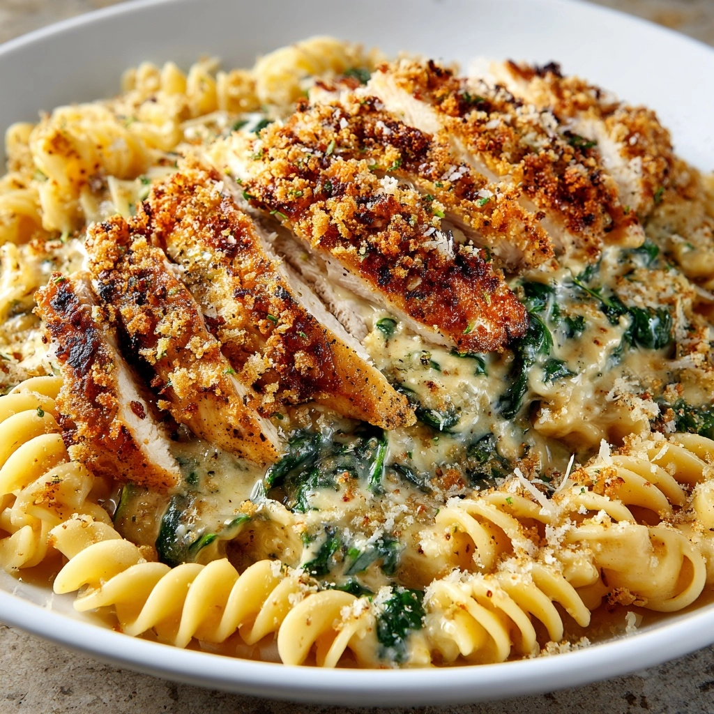 Creamy Parmesan Chicken Pasta Recipe - Recipe Image
