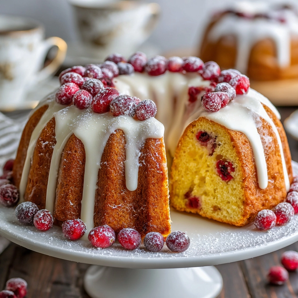 Cranberry Christmas Cake Recipe - Recipe Image