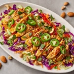 Sesame Chicken Cabbage Crunch Salad Recipe