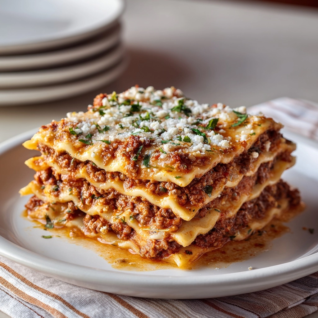 Easy Crockpot Ravioli Lasagna Recipe - Recipe Image