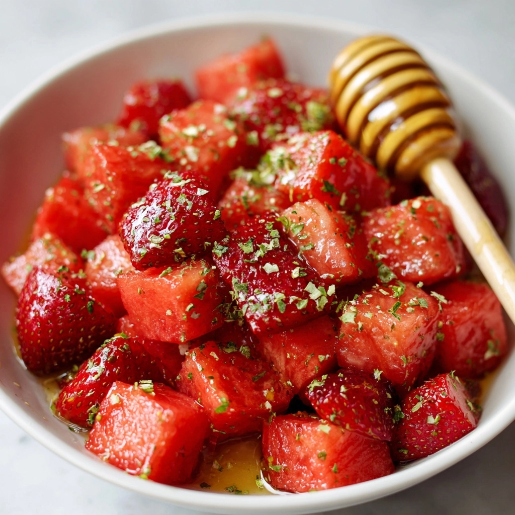 Strawberry Watermelon Salad Recipe - Recipe Image