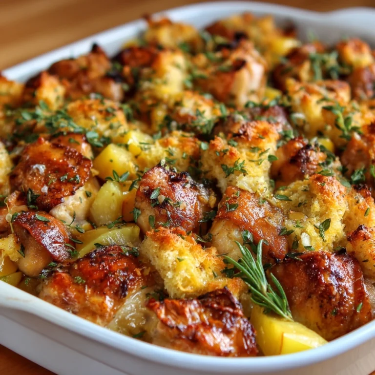 Dolly’s Chicken and Stuffing Casserole Recipe