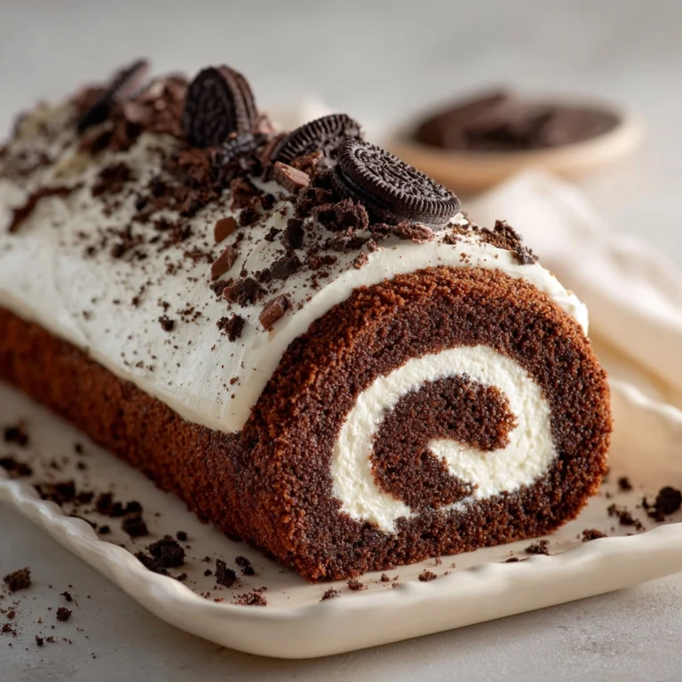 Cookies and Cream Cake Roll Recipe