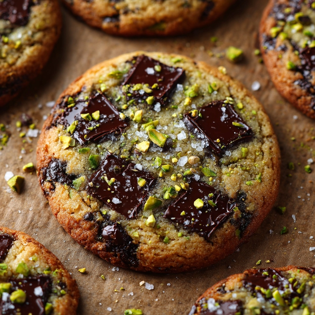Pistachio Chocolate Chunk Cookies Recipe - Recipe Image