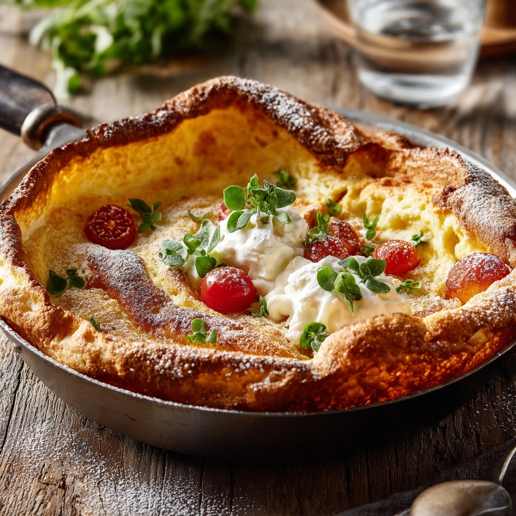 Baked German Pancake (Dutch Baby) Recipe - Recipe Image