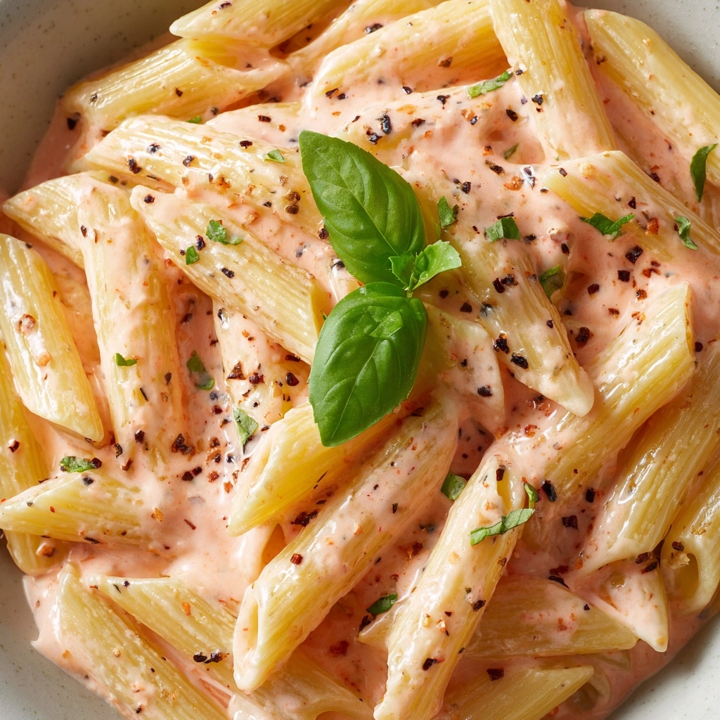 Pink Sauce Pasta Recipe - Recipe Image
