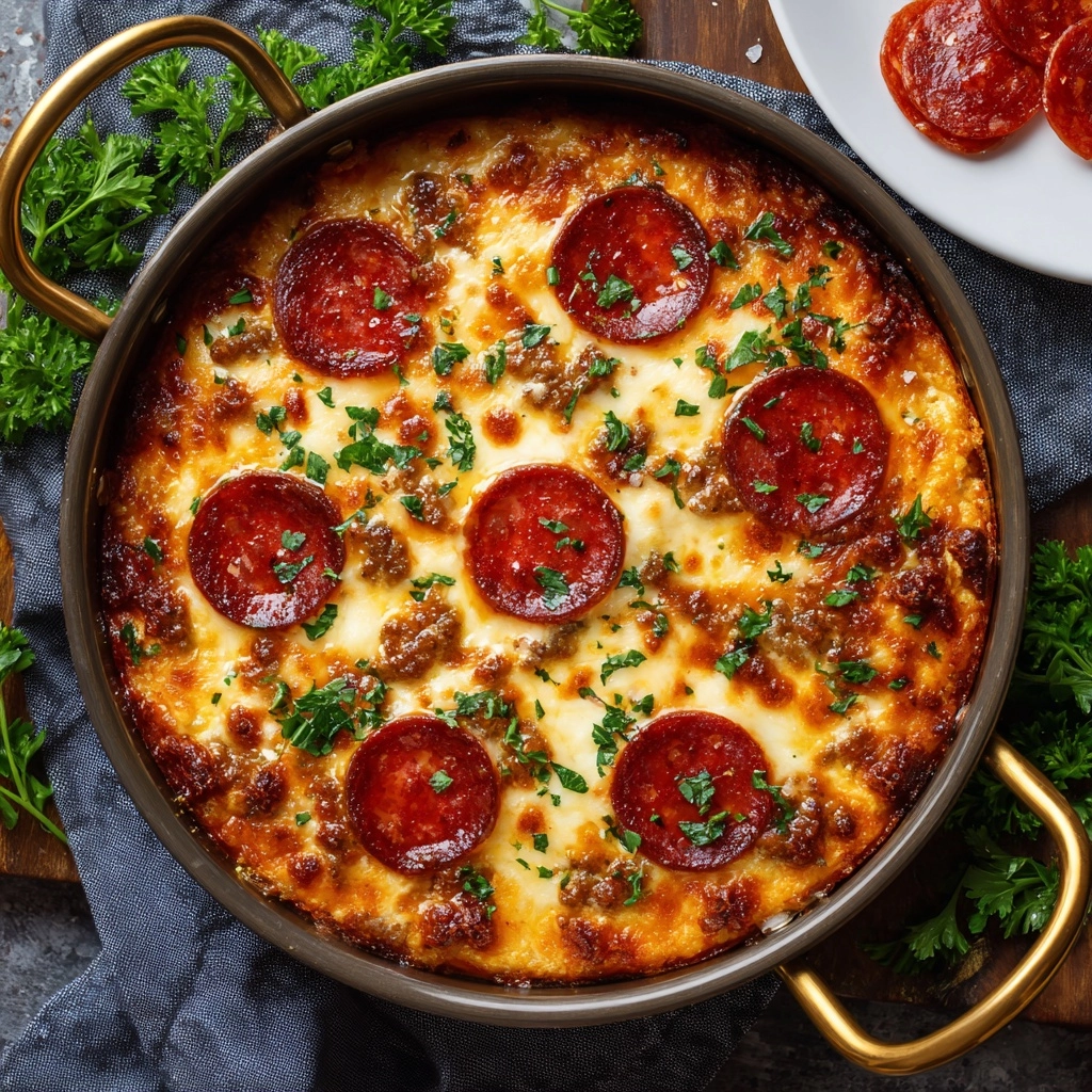 Crustless Pizza Recipe - Recipe Image