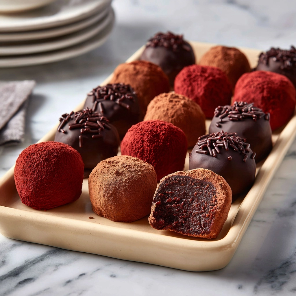 Easy Brownie Truffles Recipe - Recipe Image
