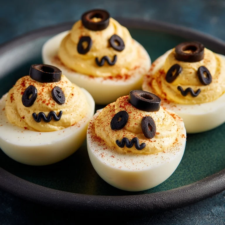 Halloween Deviled Eggs Recipe