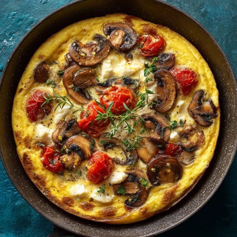 Mushroom Frittata Recipe