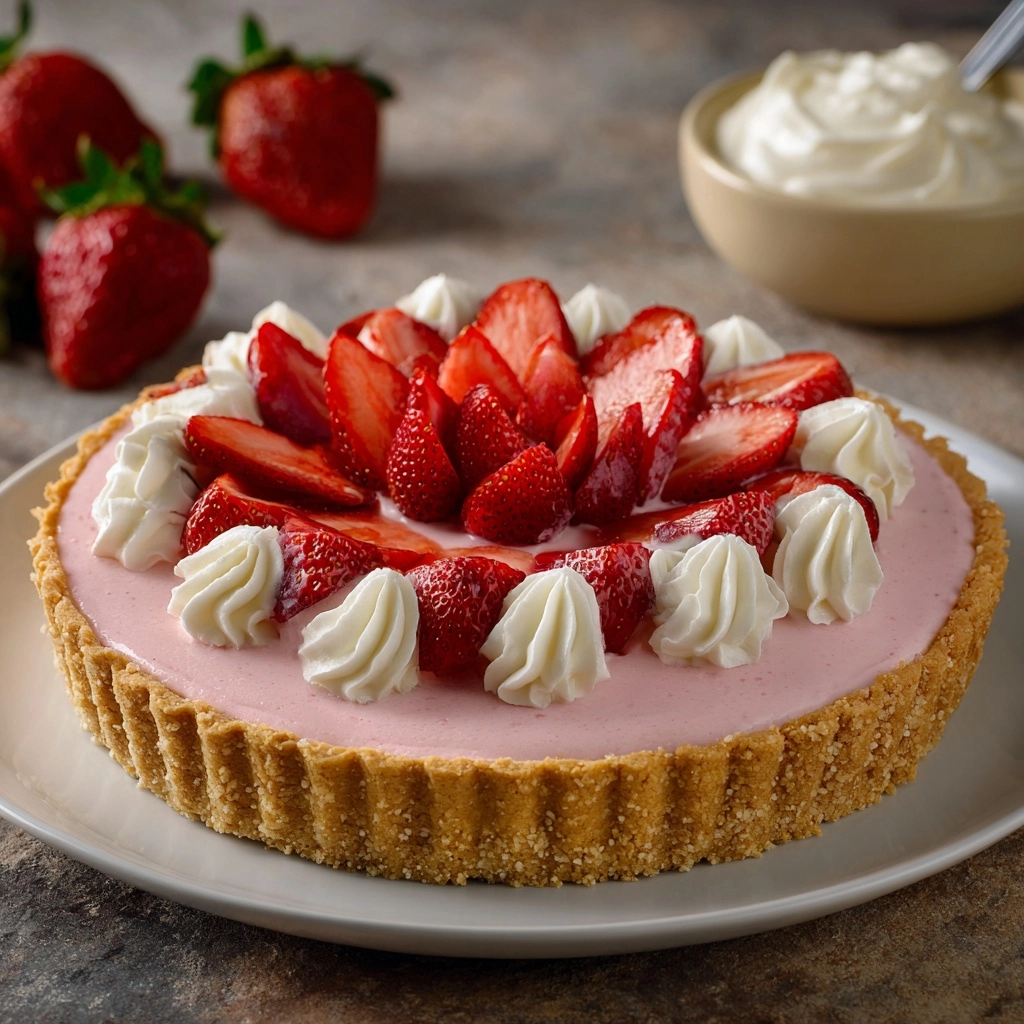 Whipped Strawberry Tart Recipe - Recipe Image