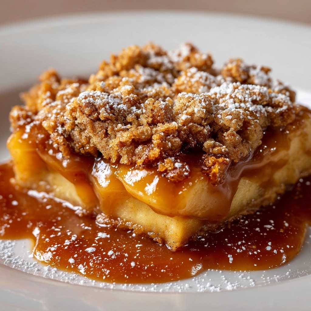 Caramel Apple Cinnamon Roll Dump Cake Recipe - Recipe Image