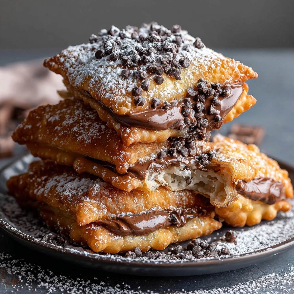 Air Fryer Nutella Stuffed Beignets Recipe - Recipe Image