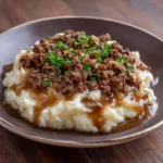 Ground Beef Gravy with Mashed Potatoes Recipe