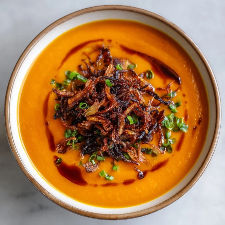 Spicy Miso Carrot Soup Recipe