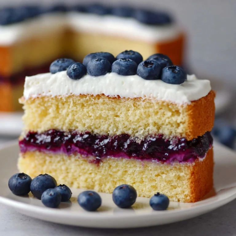 Blueberry Lemon Poke Cake Recipe