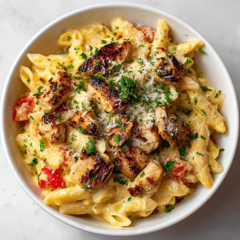 One Pot Taco Chicken Alfredo Pasta Recipe