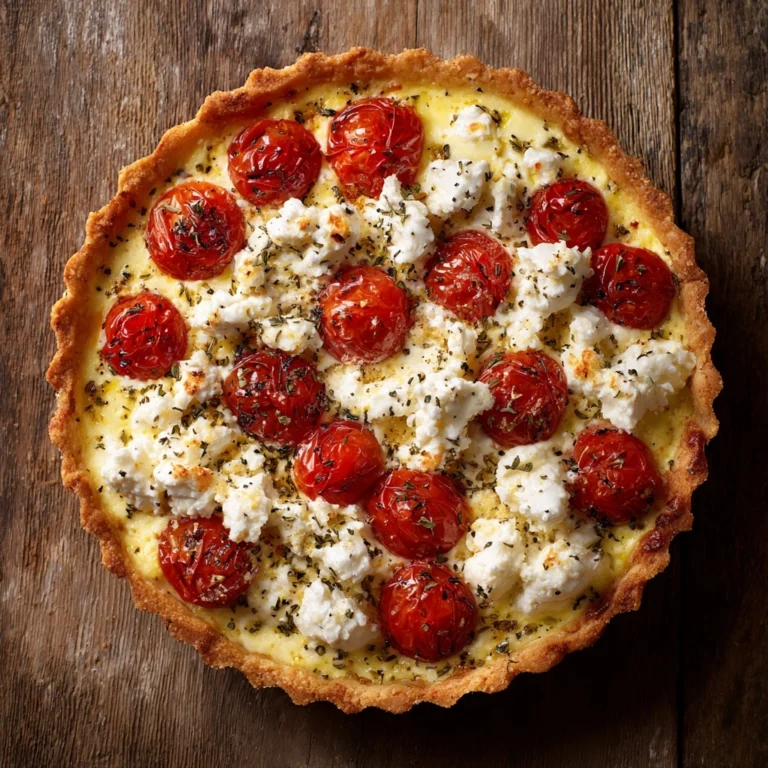 Goat Cheese & Cherry Tomato Tart Recipe