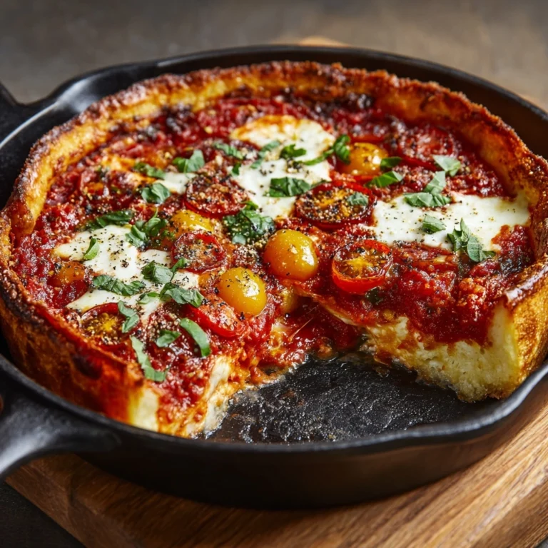 Skillet Cheesy Pizza Chicken Recipe