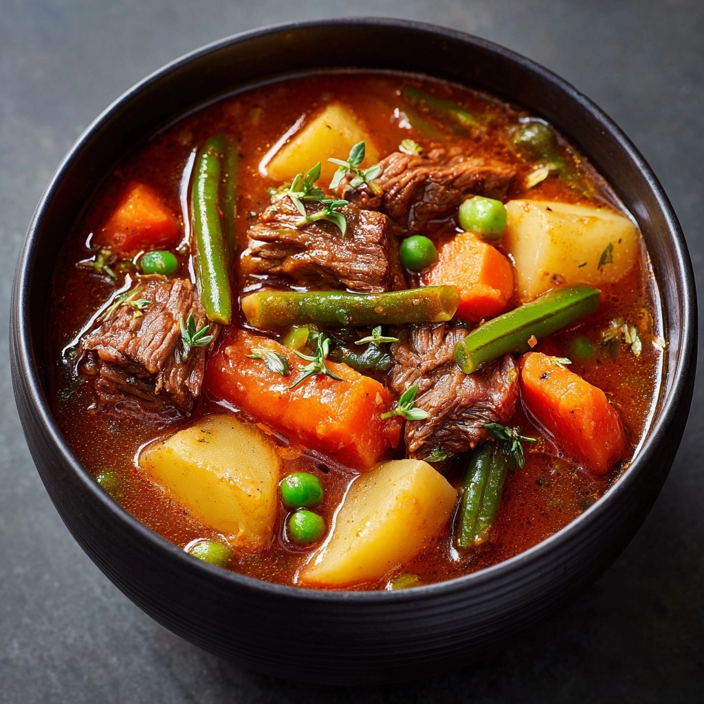 Beef Vegetable Soup Recipe - Recipe Image