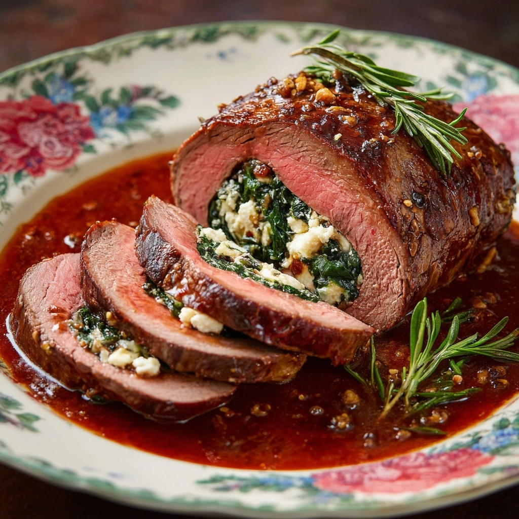 Stuffed Leg of Lamb Recipe - Recipe Image