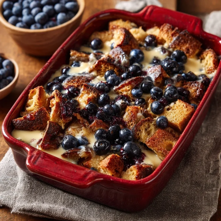 Blueberry French Toast Casserole Delight Recipe
