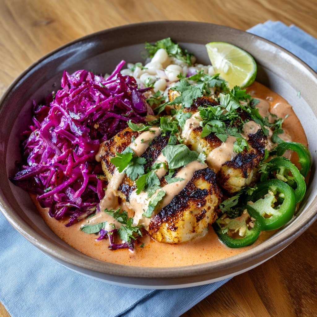 Baja Fish Taco Bowls Recipe - Recipe Image
