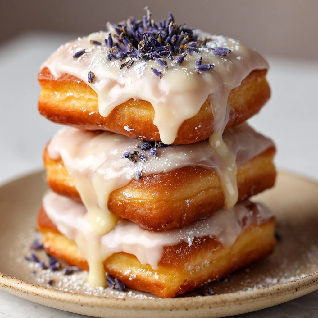 Vegan Lavender Vanilla Bean French Beignets Recipe - Recipe Image