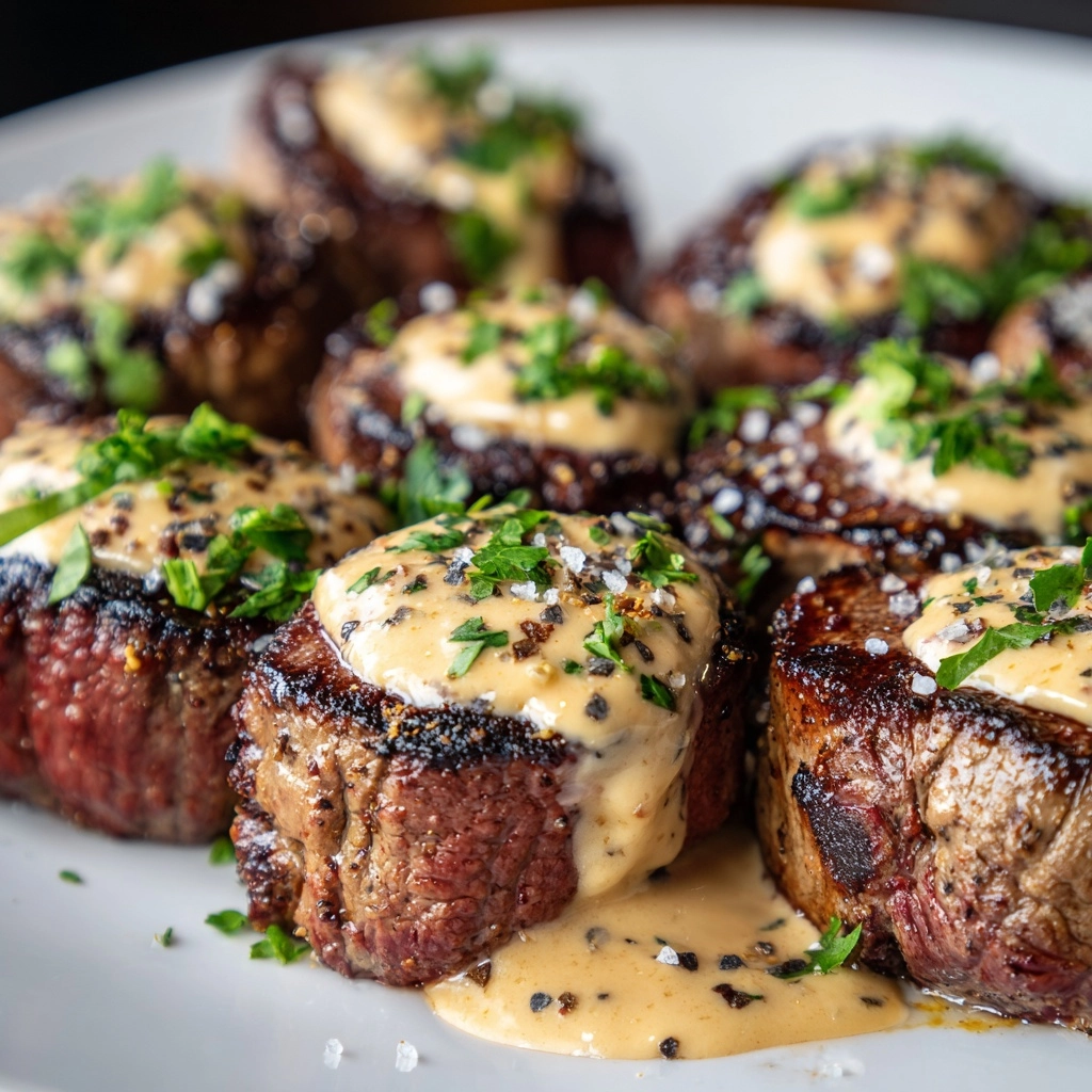 Garlic Butter Steak Bites with Parmesan Cream Sauce Recipe - Recipe Image