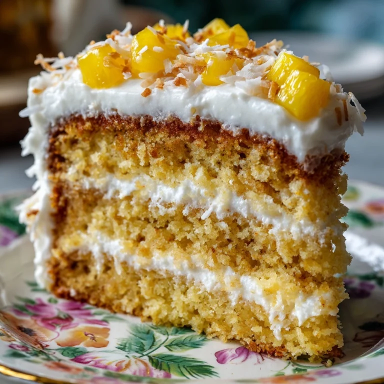 Pineapple and Coconut Dream Cake Recipe