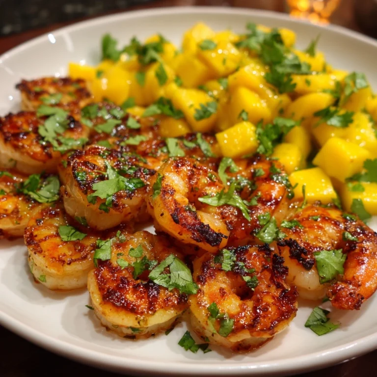 Mango Jalapeño BBQ Shrimp Recipe